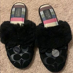 Coach slippers